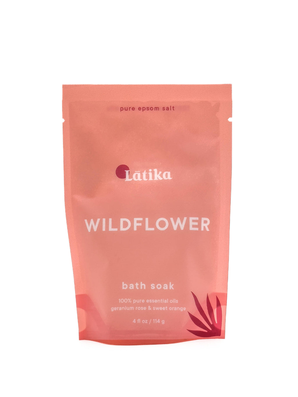Seasonal ❄️ Wildflower Epsom Bath Soak 🌸 Pink Red