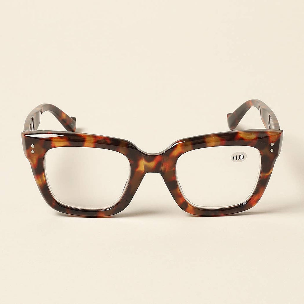 Women's Bold Oversized Square Reading Glasses