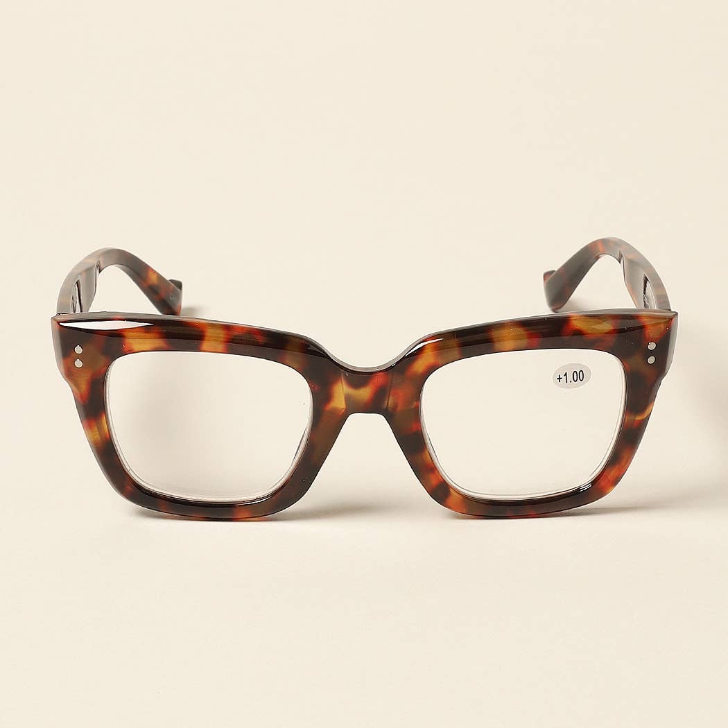Women's Bold Oversized Square Reading Glasses