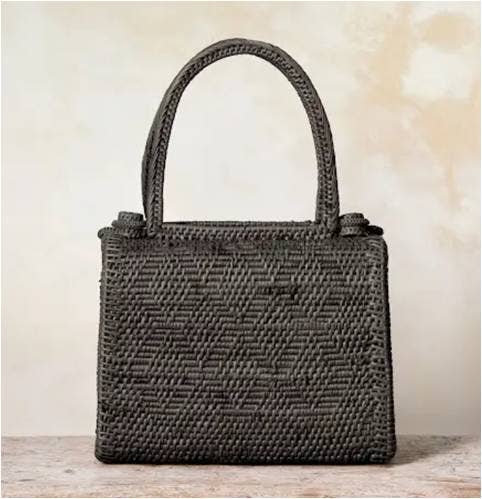 Ata Vine Handbag - Summer Resort Black