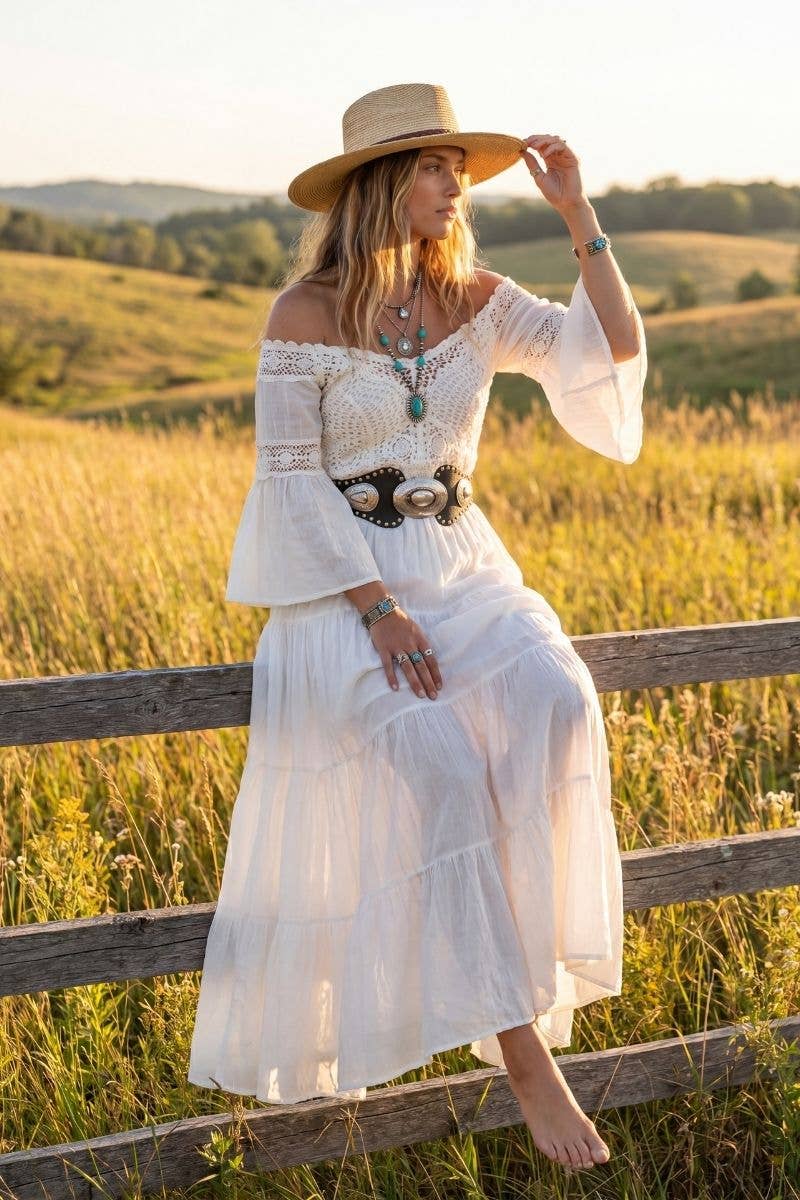 ATLAS black leather sash belt