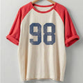 Vintage Varsity Graphic Raglan Baseball Tee