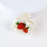 Strawberry Farm Handmade Hair Claw Clip