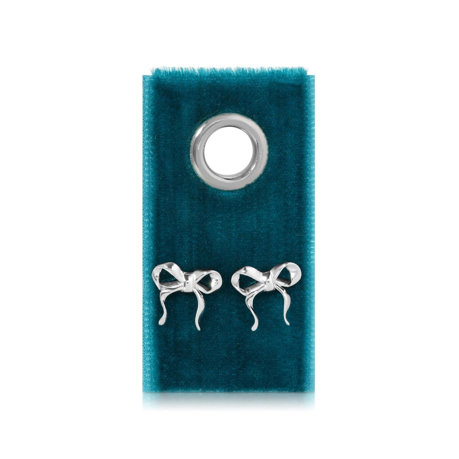 Sweet Bows on Velvet Tag
