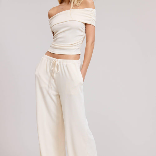 Adjustable Drawstring Relaxed Pants