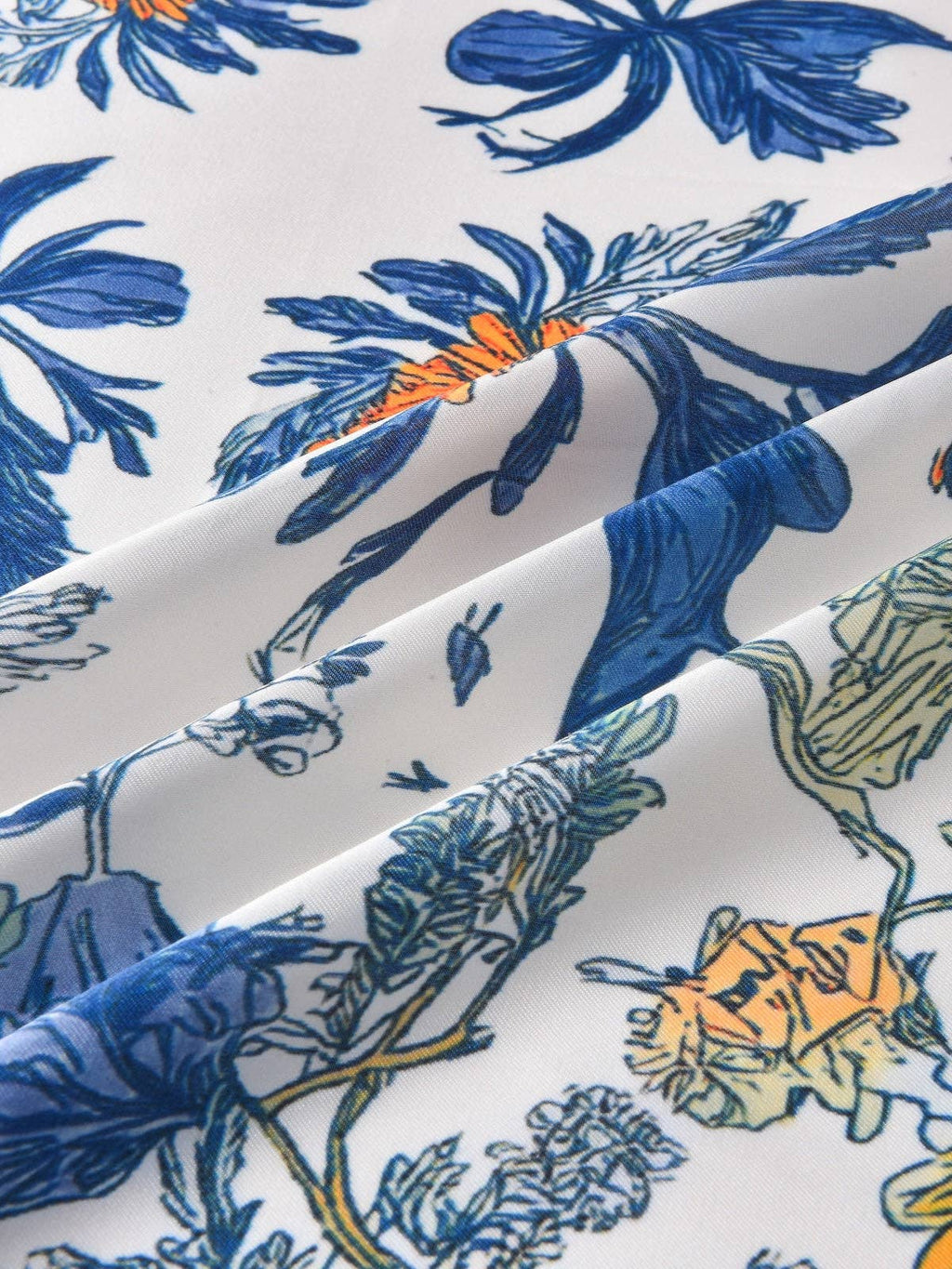 Dinah Botanical Square Scarf