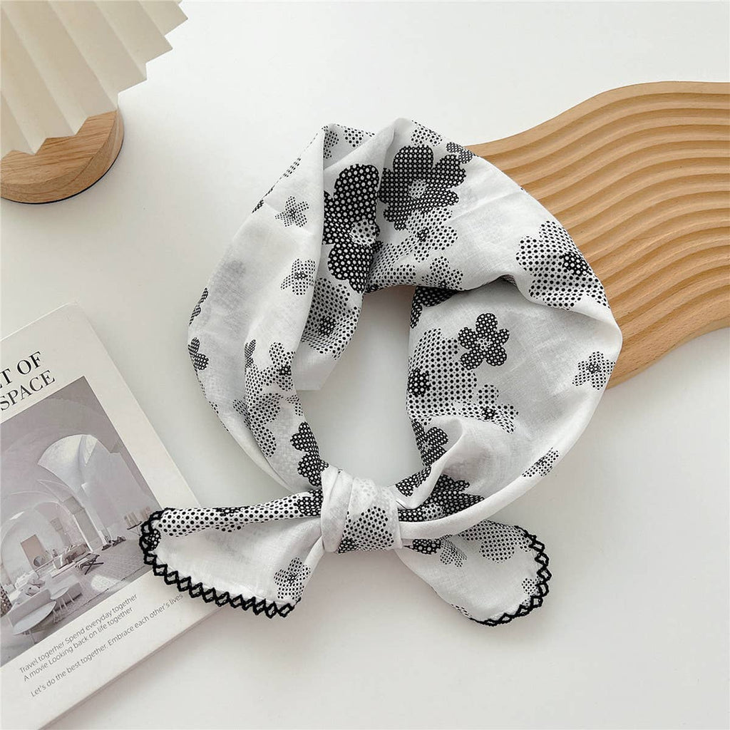 Cotton Linen Square Scarf for Women’s Neck Wrap_CWMS0672