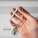 Brass Key Carabiner - “Pear"
