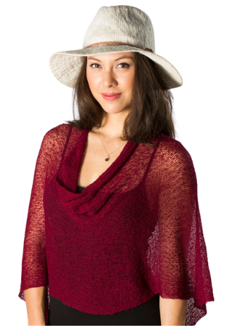 Aria Knit Poncho Wrap