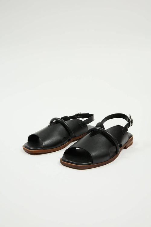 Bergen Black Leathers Sandals