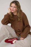 Drop Shoulder Knit Top