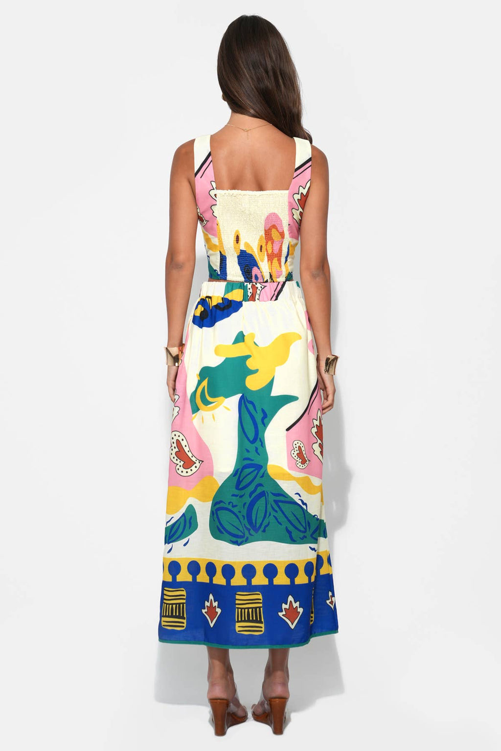Cleo Pull On Printed Skirt