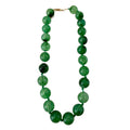 Mabry Chunky Beaded Necklace- Green