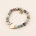 EOT Custom Gold Charm Beaded Bracelet