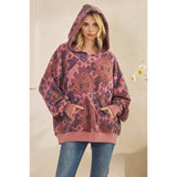 Printed Fleece Hoodie