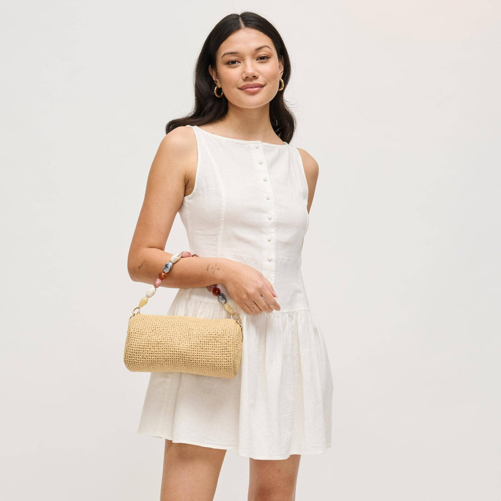 Rachel - Straw Clutch