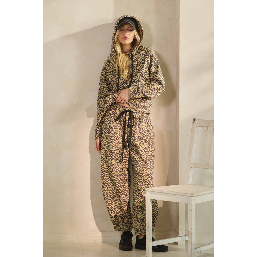 Printed French Terry Pants