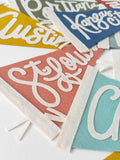 Custom city / state / location pennant