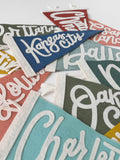 Custom city / state / location pennant