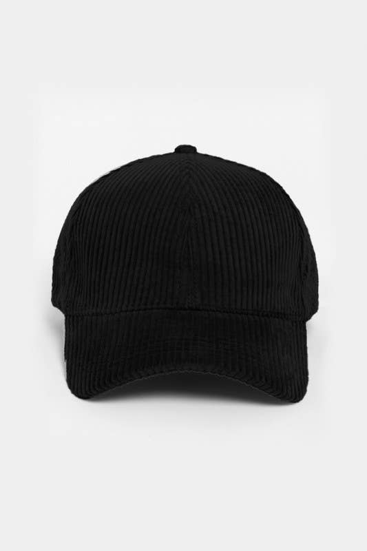 FWCAP114 - Solid Corduroy Fall Winter Baseball Hat