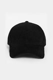 FWCAP114 - Solid Corduroy Fall Winter Baseball Hat