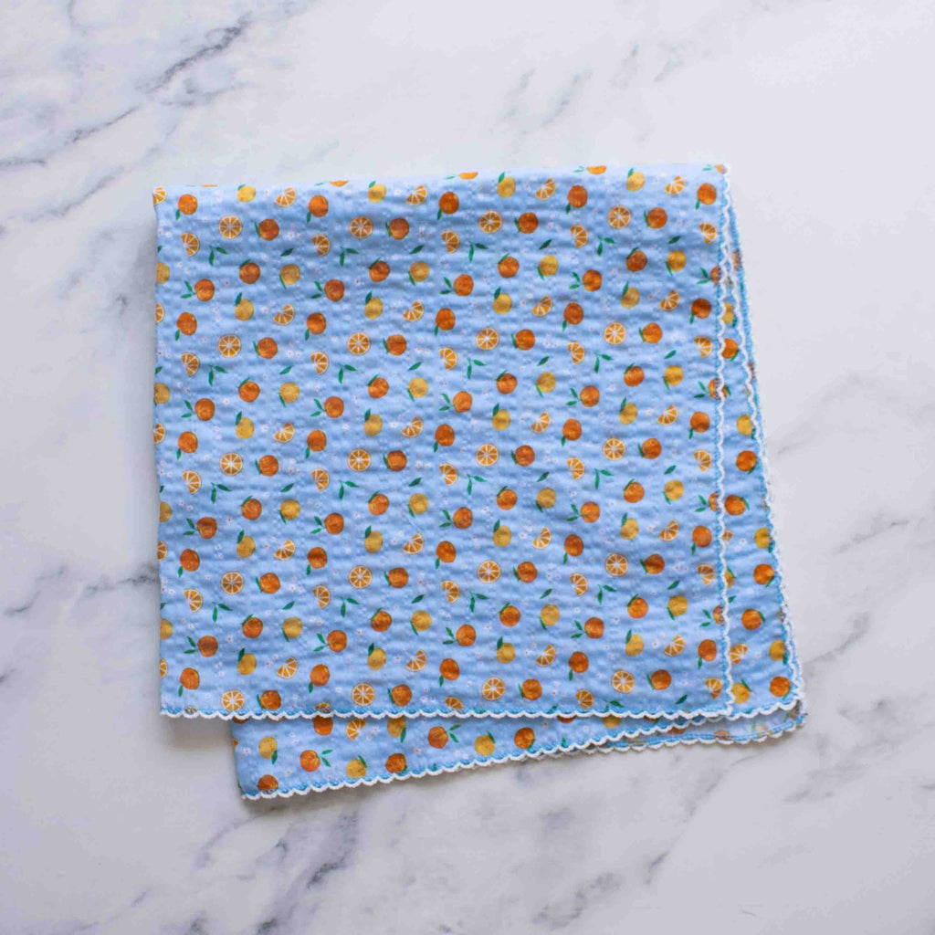Orange Sorbet Cotton Scarf
