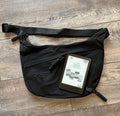 Large Nylon Crescent 3 Zipper Bag