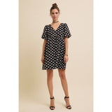 Embroidered Mini Dress