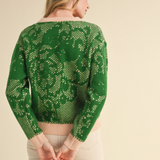 Lace Knit Pattern Sweater