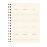 2025 Retro Dated Weekly Planner : Calendar Year