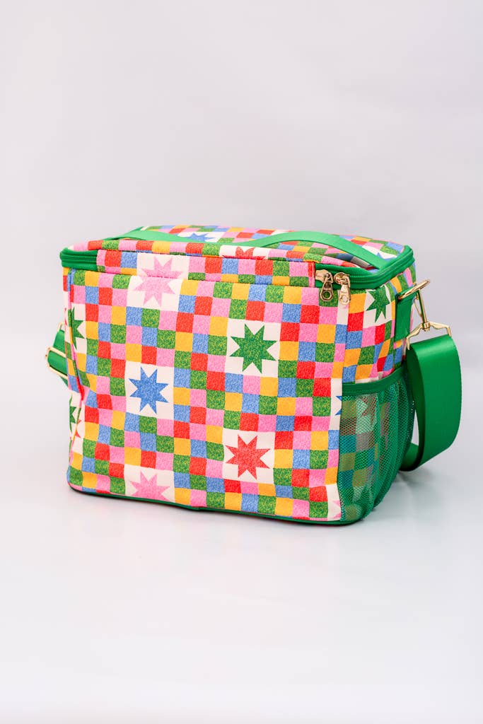Cooler Bag with Checker Stars