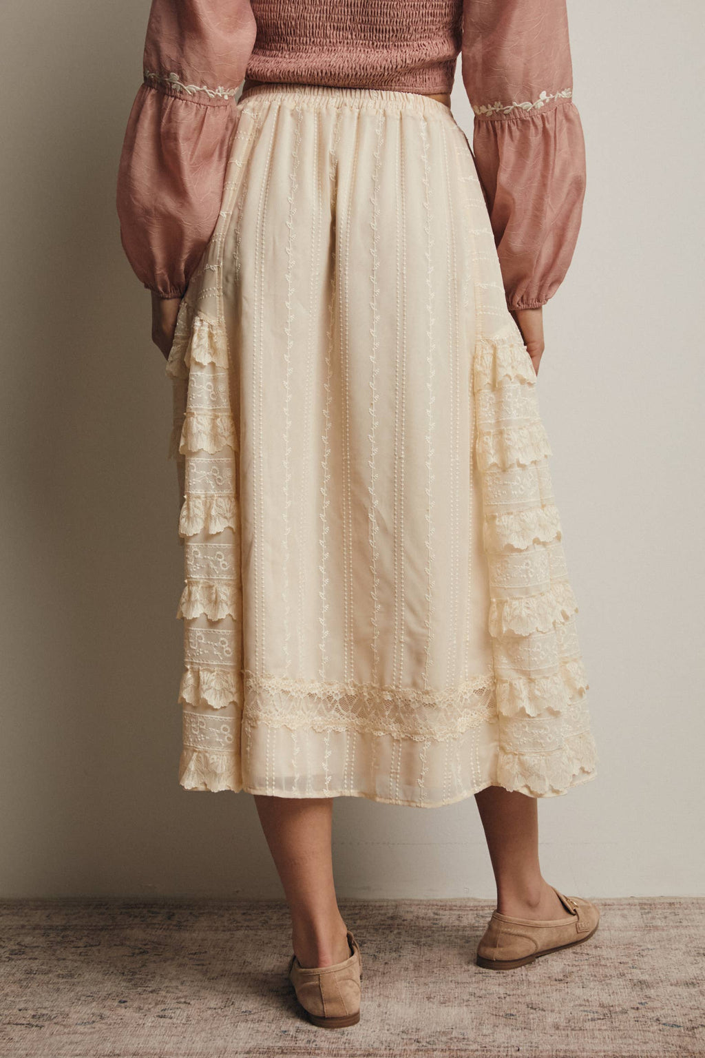Amor Skirt in Vanilla