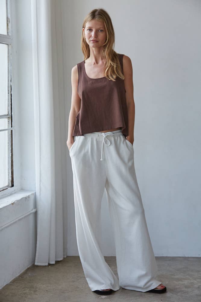 Cotton Scoop Neck Tank Top 4 Colors