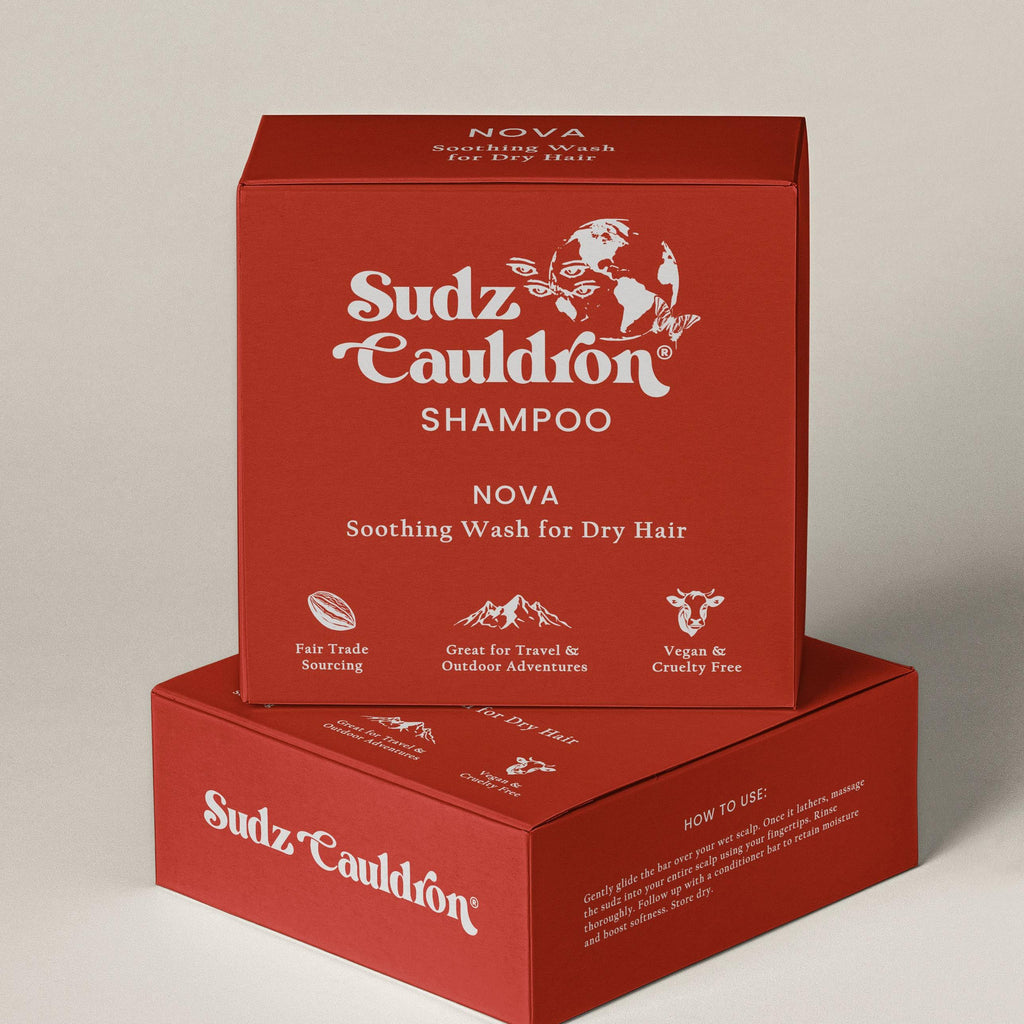 Soothing Wash for Dry Hair, Nova Solid Shampoo