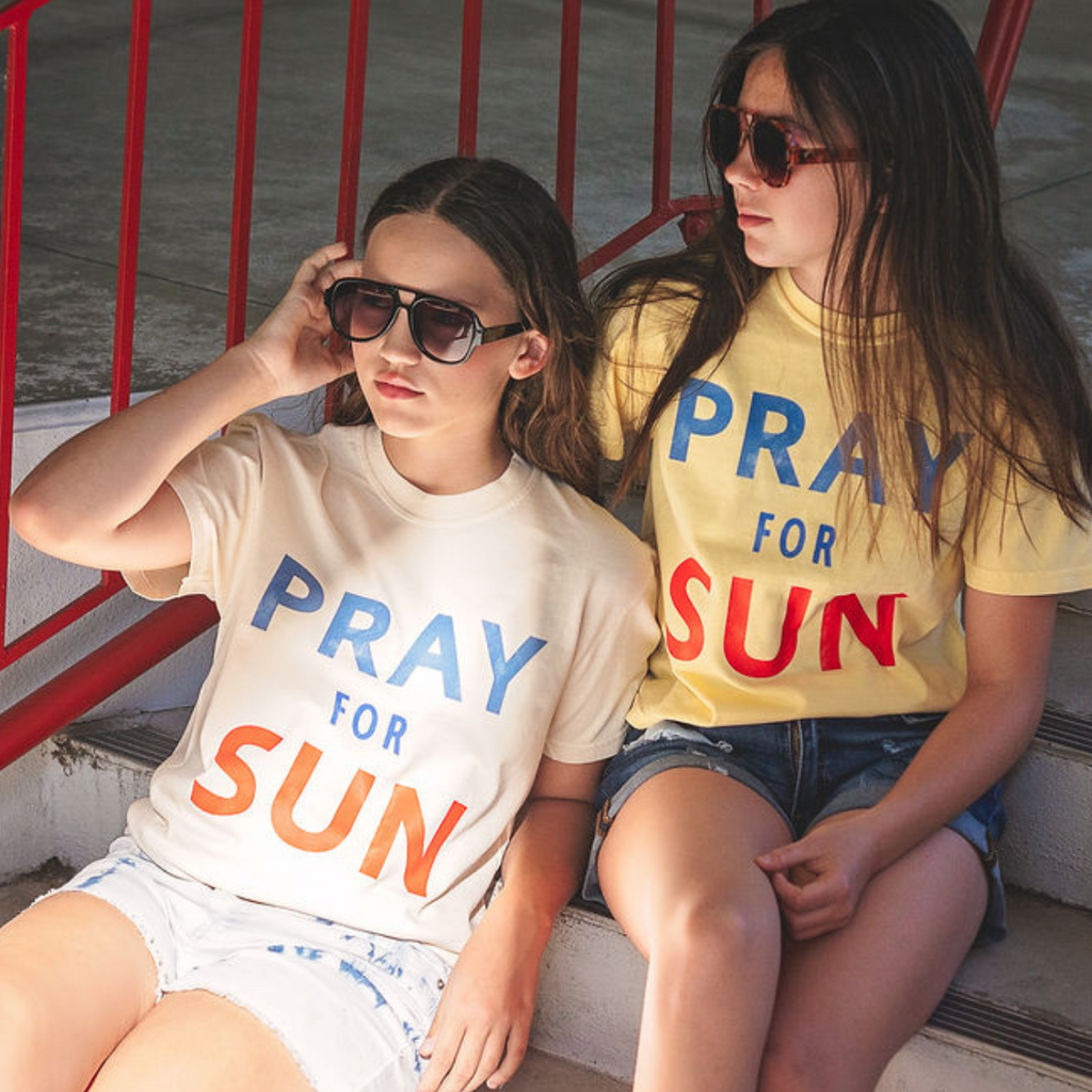 Pray for Sun Midi Tshirt Tee Shirt