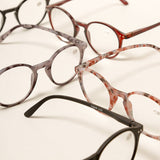 Unisex Camo Pattern Round Reading Glasses