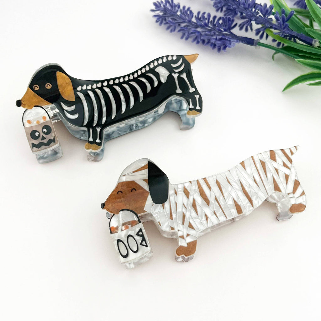 Halloween Dachshund Claw Clip