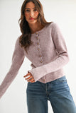 Renee Pearl Button Cardigan