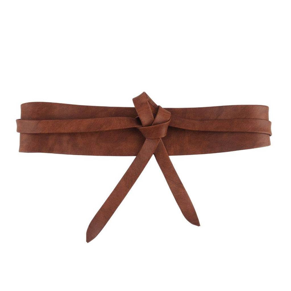 Tie-On Waist Cinching Obi Wrap Belt