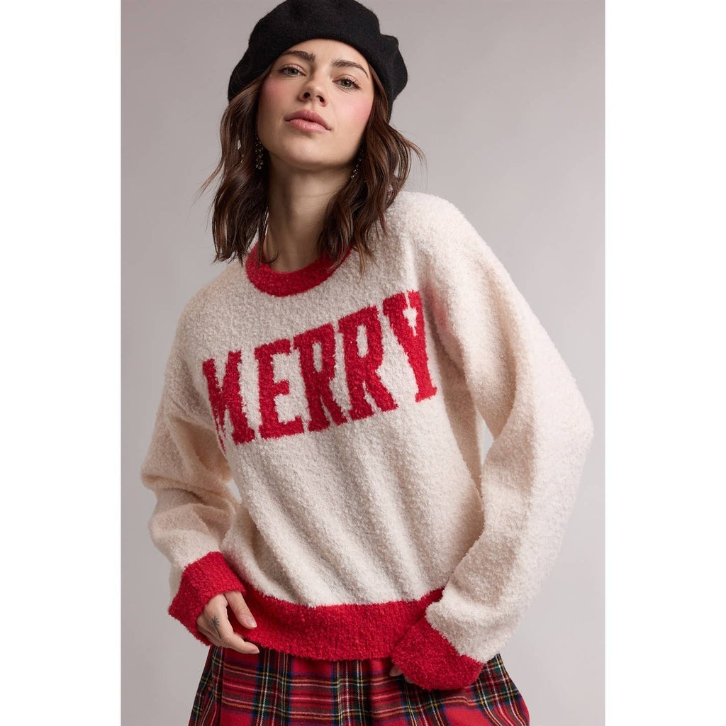 Merry Fuzzy Sweater