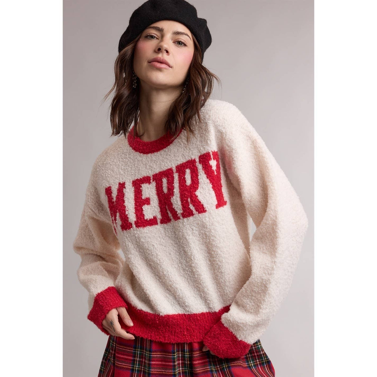Merry Fuzzy Sweater