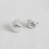 Artisan Geometric Cold-Style Drop Earrings