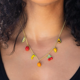 FARMER'S MARKET NECKLACE 18K gold plated