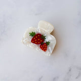 Strawberry Farm Handmade Hair Claw Clip