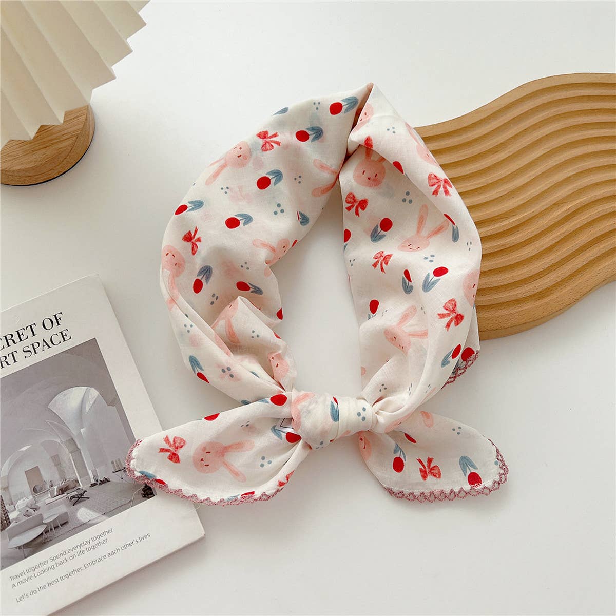 Cotton Linen Square Scarf for Women’s Neck Wrap_CWMS0672