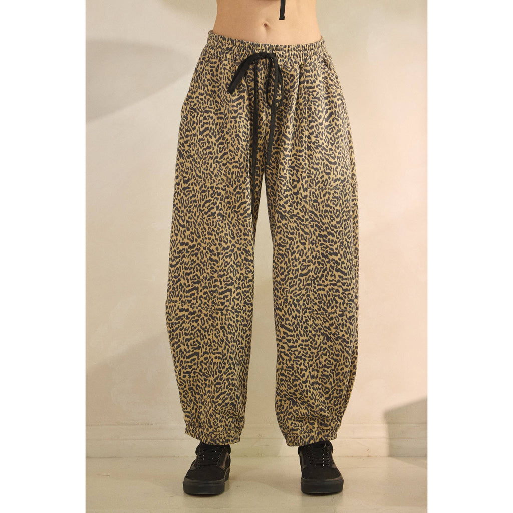 Printed French Terry Pants
