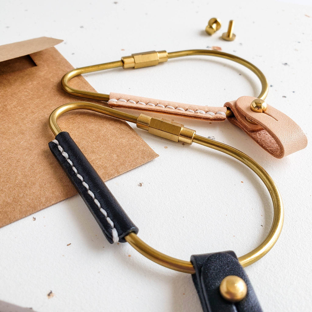 Brass Key Carabiner - “Pear"