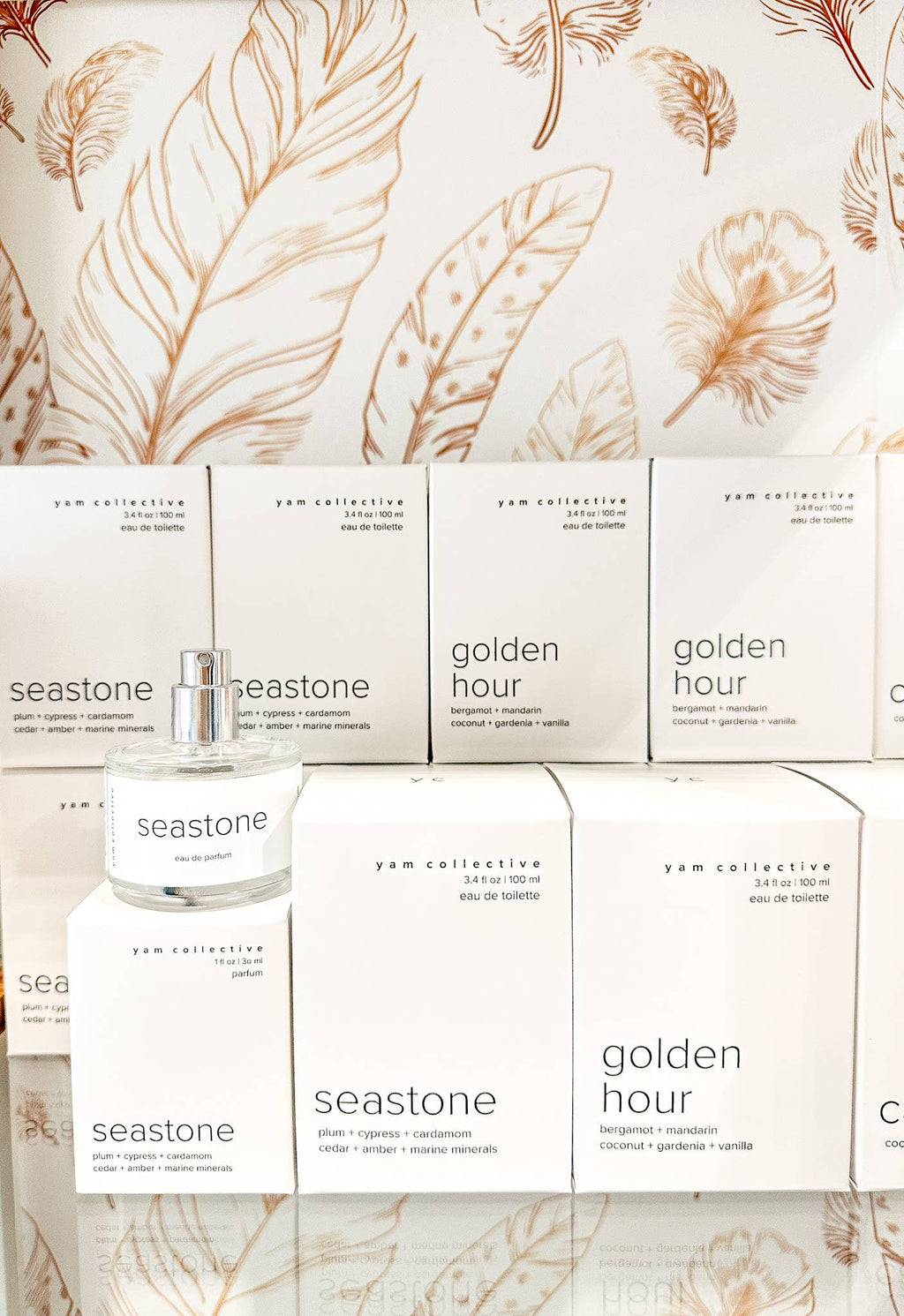 Eau de parfum: Golden Hour /mandarin, gardenia, vanilla