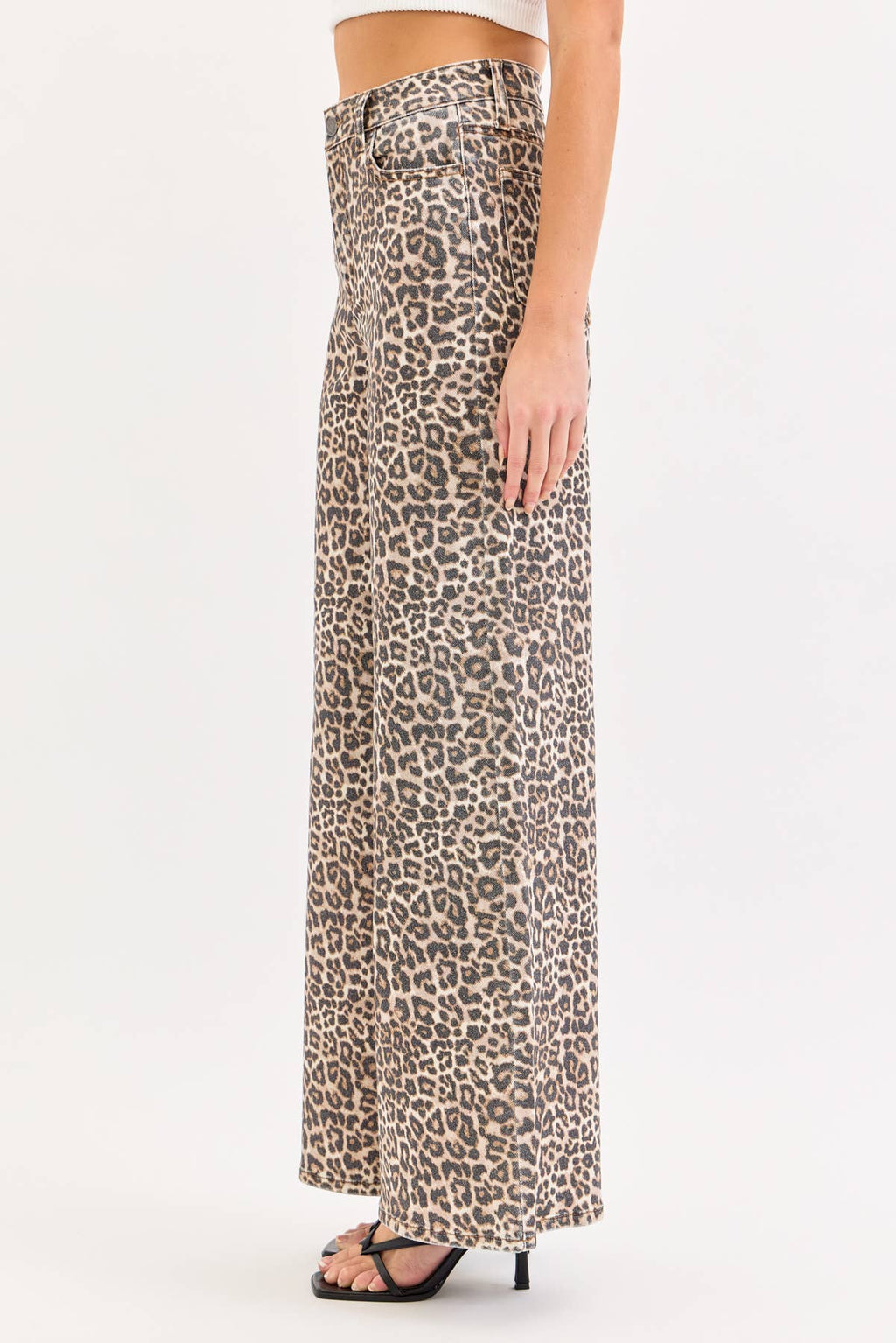 Leopard High Rise Wide Leg