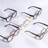 Wide Frame Glitter Side Fashion Reading Glasses